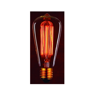 LLUM DECORATIU 2603004 BOMBETA VINTAGE PERA E-27 40W
